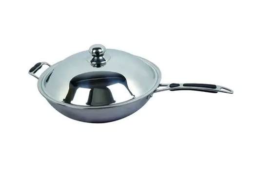 Сковорода WOK EKSI EWP 330 33см с крышкой