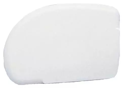 Скребок кондитерский Martellato 50RTA1 | 12,5х9см полипроп, жесткий / RTA1