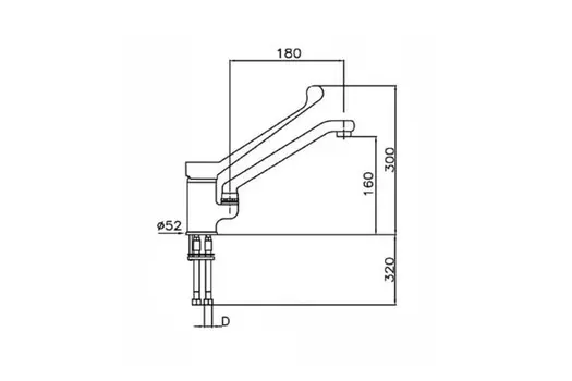 Смеситель Klarco 1S.2960.45.92