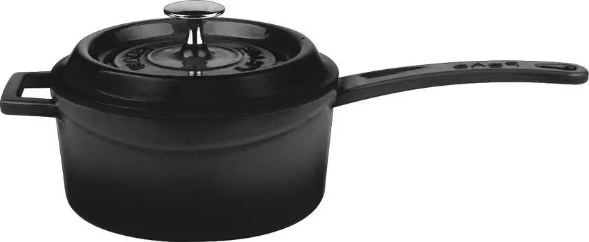 Сотейник 1,0л чугун d=16см черная, матовая LAVA | LV Y SOS 16 K2 BLACK MATT