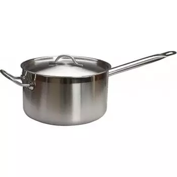 Сотейник 6,3л нерж. d=24см h=14см с крышк. тройное дно индукция Resto (Китай) | 1746к