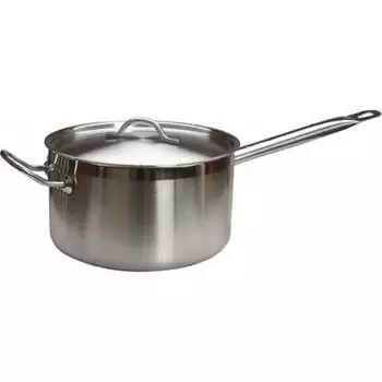 Сотейник 8,0л нерж. d=26см h=15см с крышк. тройное дно индукция Resto (Китай) | 1747к