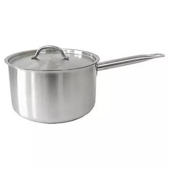 Сотейник ROAL TS2012 4л 20х12см нерж, тройное дно, индукция, с мерной шкалой