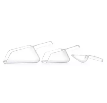 Совок для сыпучих продуктов 180 гр (6oz) пластик Luxstahl | P-040