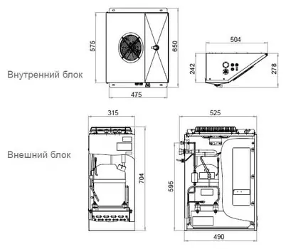 Сплит-система среднетемпературная Polair SM109P (1601092d)