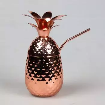 Стакан для коктейля "Ананас" 493мл нерж медный цвет P.L. Proff Cuisine