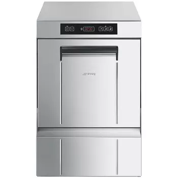Стаканомоечная машина Smeg SPG 403 MS 40х40см, помпа, водоумягчитель