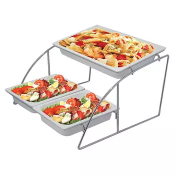 Станция двухярусная буфетная с 3 гастроемкостями MACO 2505 55x35x28см