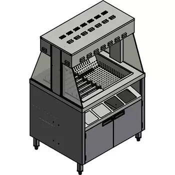 Станция хранения и фасовки картофеля фри Follett L900