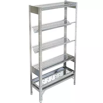 Стеллаж для сушки посуды c кассетами из нержавеющей стали Restoinox СТПТ430-9/4-ЭН