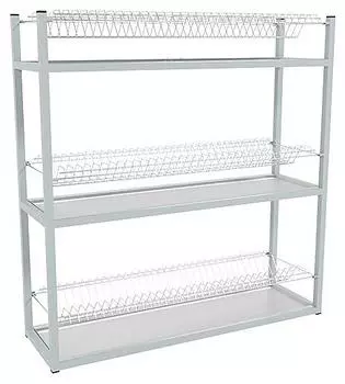 Стеллаж для тарелок Пищевые Технологии Эконом СКТК-3КЭ