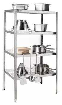 Стеллаж кухонный перфорированный Кобор СКП-120/60