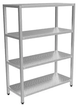 Стеллаж перфорированный сварной Кобор СКТП-100/40