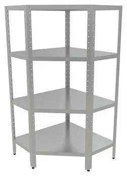 Стеллаж кухонный угловой Кобор СКУ-4/6-100/80