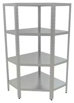 Стеллаж кухонный угловой Кобор СКУ-5/6-100/90/430