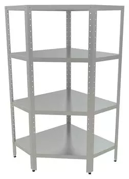 Стеллаж кухонный угловой Кобор СКУ-6/6-100/100