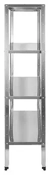 Стеллаж кухонный Luxstahl СР-1800x1200x500/4 нерж