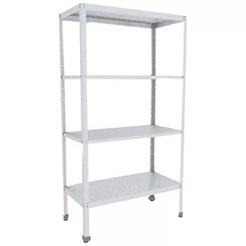 Стеллаж кухонный перфорированный ПищТех Стандарт СКК-10/4 СНК-П нерж