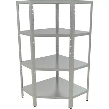 Стеллаж кухонный угловой разборный Кобор СКУ-4/4-100/100/430 (высота 1800мм)