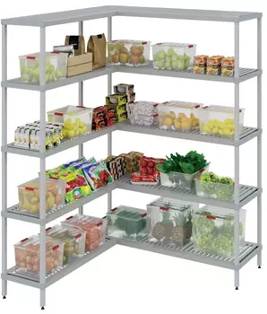 Стеллаж модульный Polair Load.Me Poly 18AL.3PP40.17C, доп. угловой