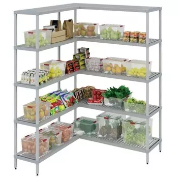 Стеллаж модульный Polair Load.Me Poly 18AL.3PP40.6C, доп. угловой