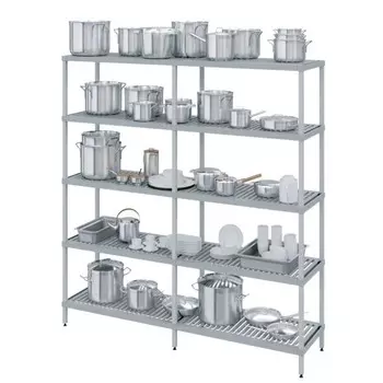 Стеллаж модульный Polair Load.Me Poly 18AL.4PP40.13Е, доп. линейный