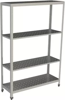 Стеллаж производственный перфорированный Restoinox СТПП-11/5-ЭЦ