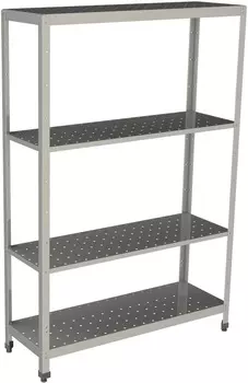 Стеллаж производственный перфорированный Restoinox СТПП-15/4-ЭЦ