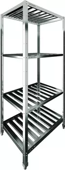 Стеллаж производственный с решетчатой полкой Restoinox СТПР-15/4-ЭН