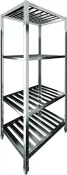 Стеллаж производственный с решетчатой полкой Restoinox СТПР-15/6-ЭН