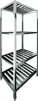 Стеллаж производственный с решетчатой полкой Restoinox СТПР-18/6-ЭН