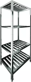 Стеллаж производственный с решетчатой полкой Restoinox СТПР-6/3-ЭЦ