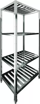 Стеллаж производственный с решетчатой полкой Restoinox СТПР-6/5-ЭН