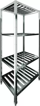 Стеллаж производственный с решетчатой полкой Restoinox СТПР-8/5-ЭЦ