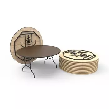 Стол банкетный круглый ММК С3.14-75 КТД