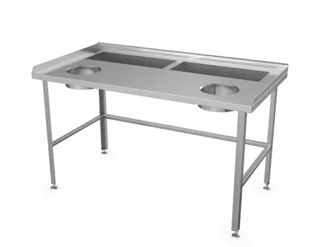 Стол для сбора отходов Atesy СО-С-2-1500.800-02 (СО-2/1500/800)