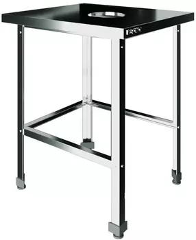 Стол для сбора пищевых отходов без борта Restoinox СПО-8/6-О-ЭЦ