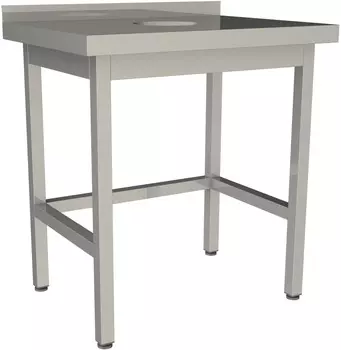 Стол для сбора пищевых отходов с бортом Restoinox СПО-6/7-БО