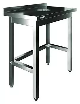 Стол для сбора пищевых отходов с бортом Restoinox СПО-7/6-БО