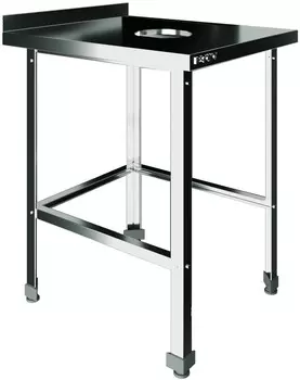 Стол для сбора пищевых отходов с бортом Restoinox СПО-8/7-БО-ЭН