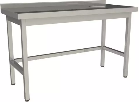 Стол для сбора пищевых отходов с бортом Restoinox СПО-9/6-БО-П