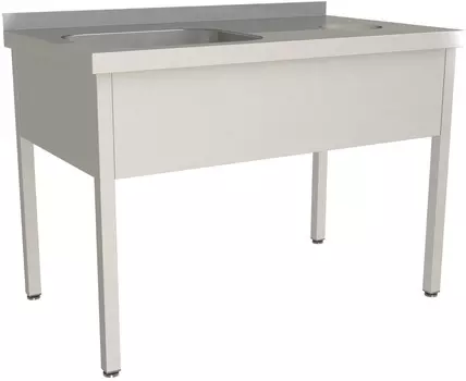 Стол для сбора пищевых отходов с ванной Restoinox СПОВЦ/1-13/6-БО-Л