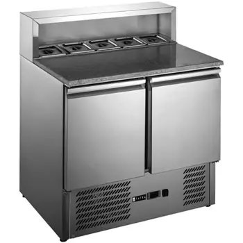 Стол холодильный для пиццы Tatra TPZGNL2 V ST каменная столешница