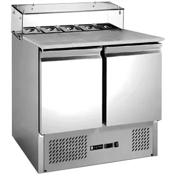 Стол холодильный для пиццы Tatra TPZGNL2 VG ST каменная столешница