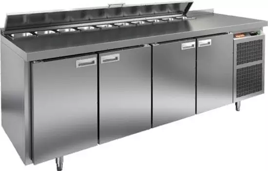 Стол холодильный (саладетта) Hicold SL2-1111GN (1/6) с крышкой
