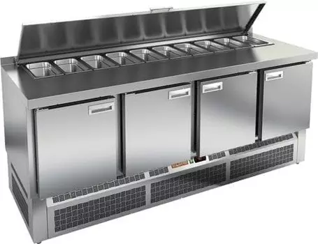 Стол холодильный (саладетта) Hicold SLE11111GN с крышкой