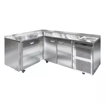 Стол холодильный угловой Finist СХСуг-700-1/3