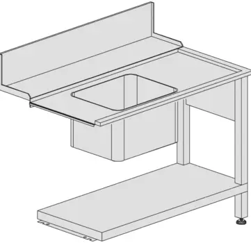 Стол к посудомоечной машине DIHR T50DX