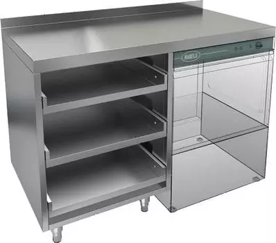 Стол под посудомоечную машину Hicold НБМКБКП-12/7БП