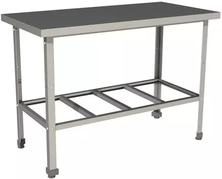 Стол производственный без борта с полкой решеткой Restoinox СП-5/7-Р-ЭН